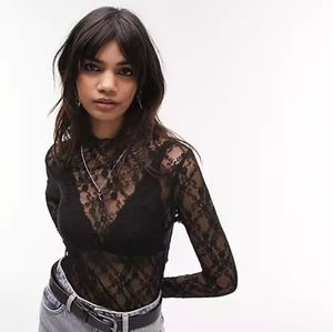 🌻3 for $30🌻 Topshop Lace Long Sleeve Top